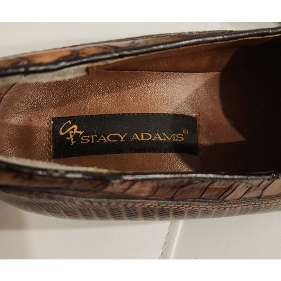 Stacy Adams Exotic Snake Skin Leather Tassel‎ Loafers Shoes Mens Dress US 9.5 main image 6